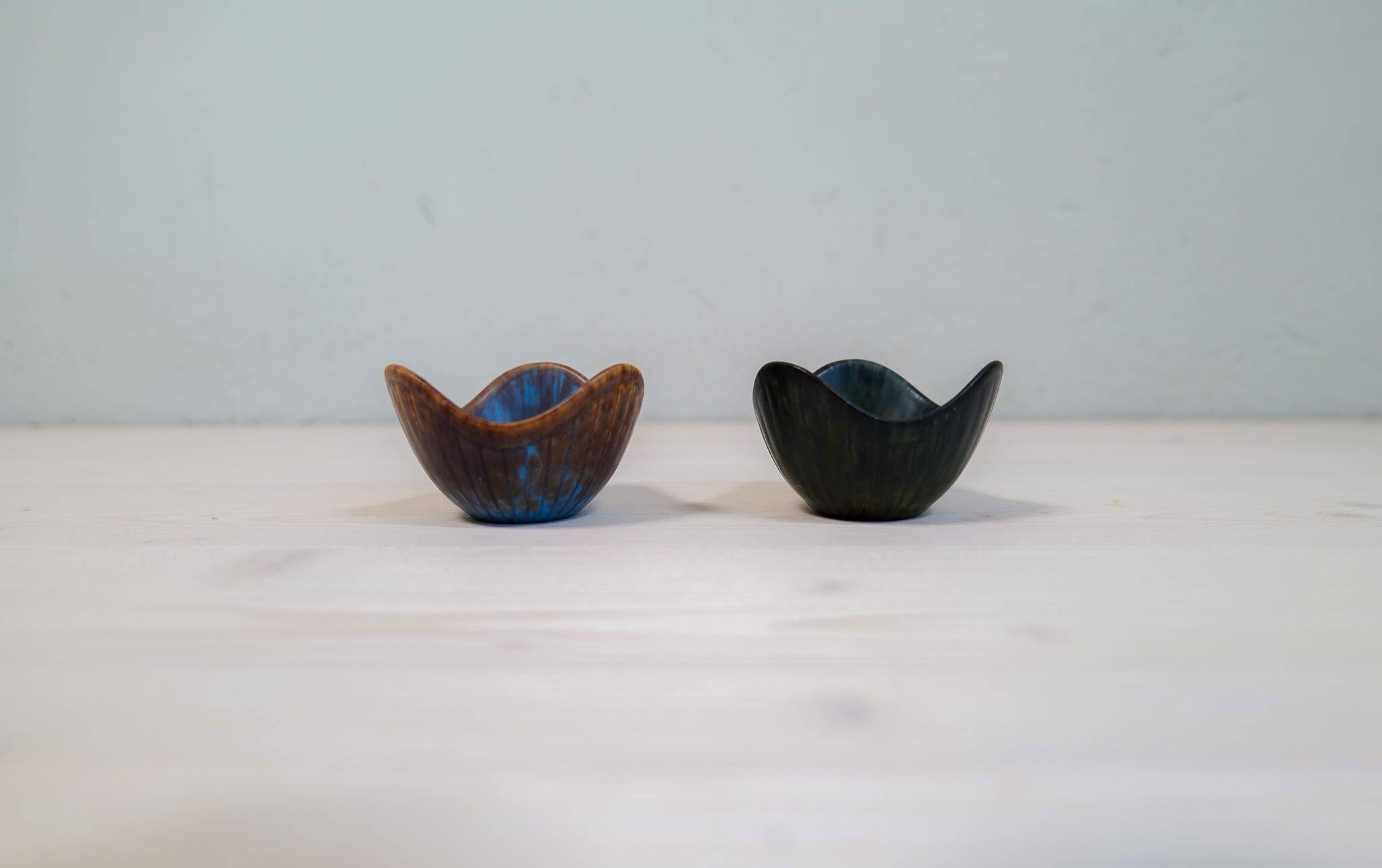 Mid-Century Modern Set of 5 Bowls Rörstrand Gunnar Nylund, Sweden, 1950s