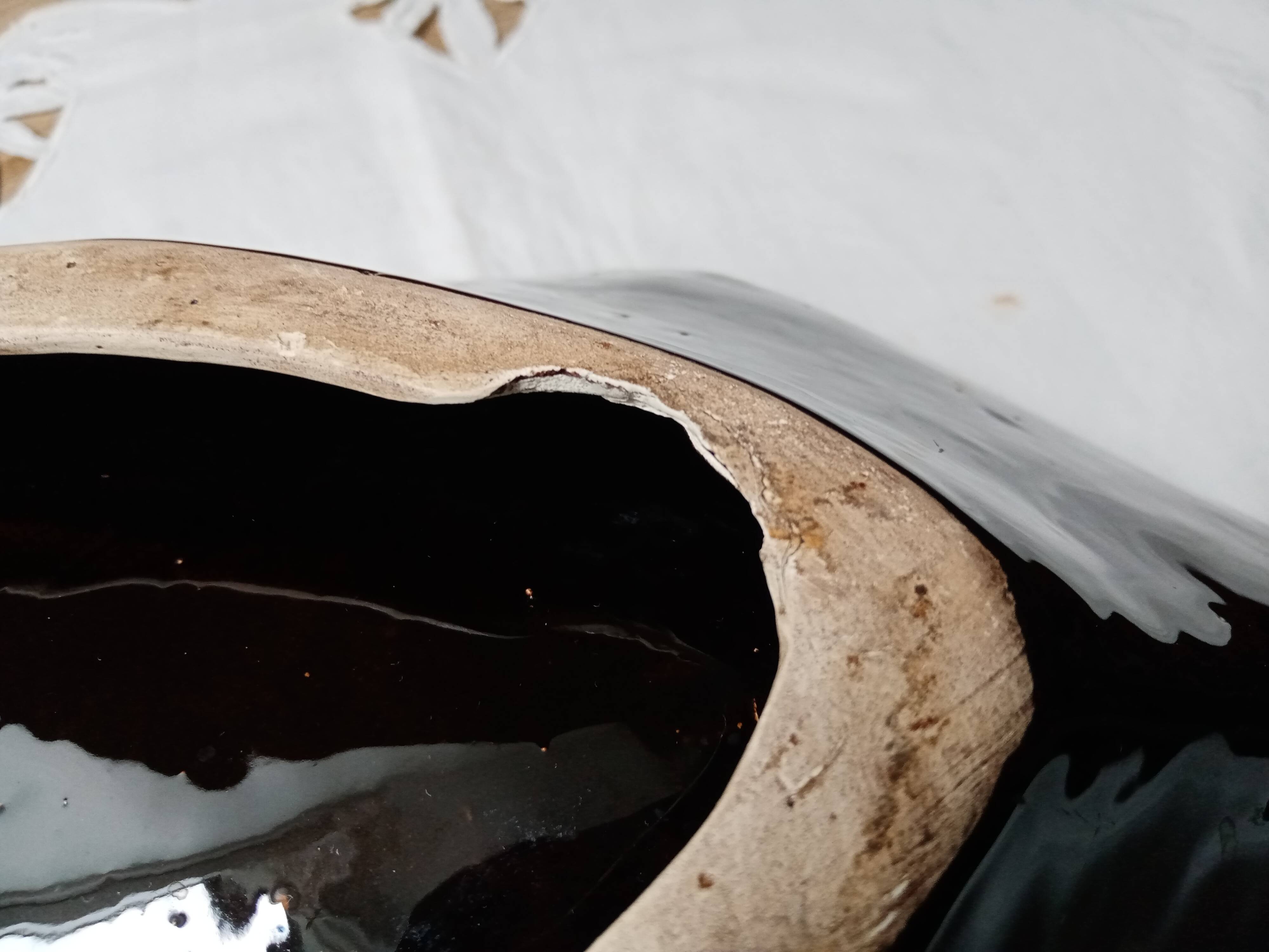 Large shell-shaped dish 1950s - 1960s