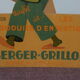 Old advertising card Berger - Grillon