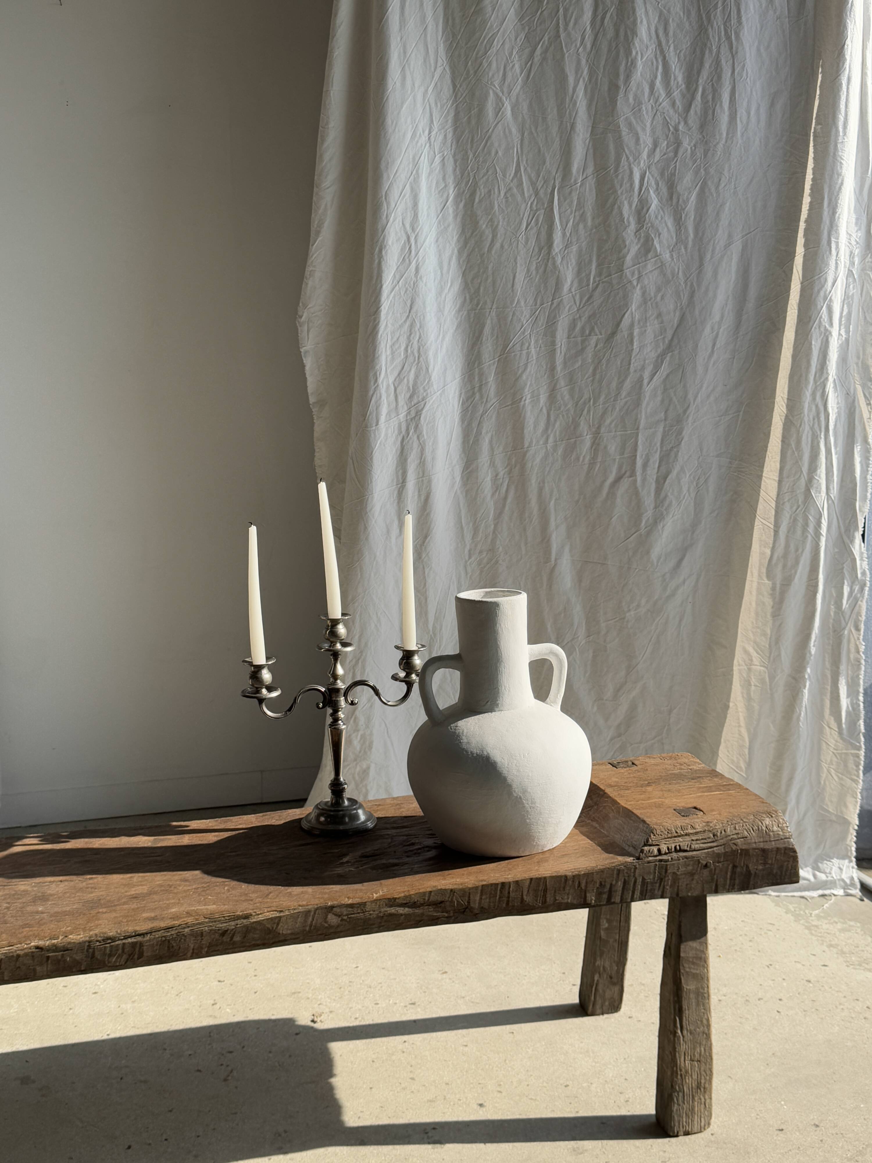 Very large bench in old teak H:50cm L:2m06