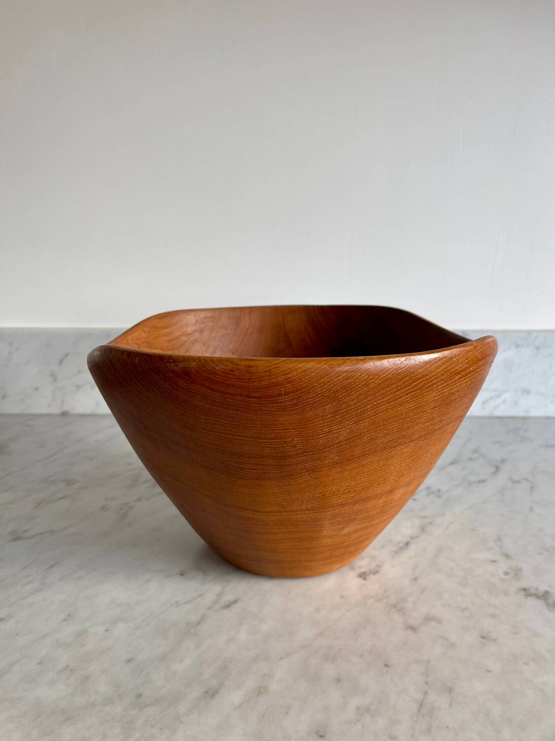 Vintage teak salad bowl