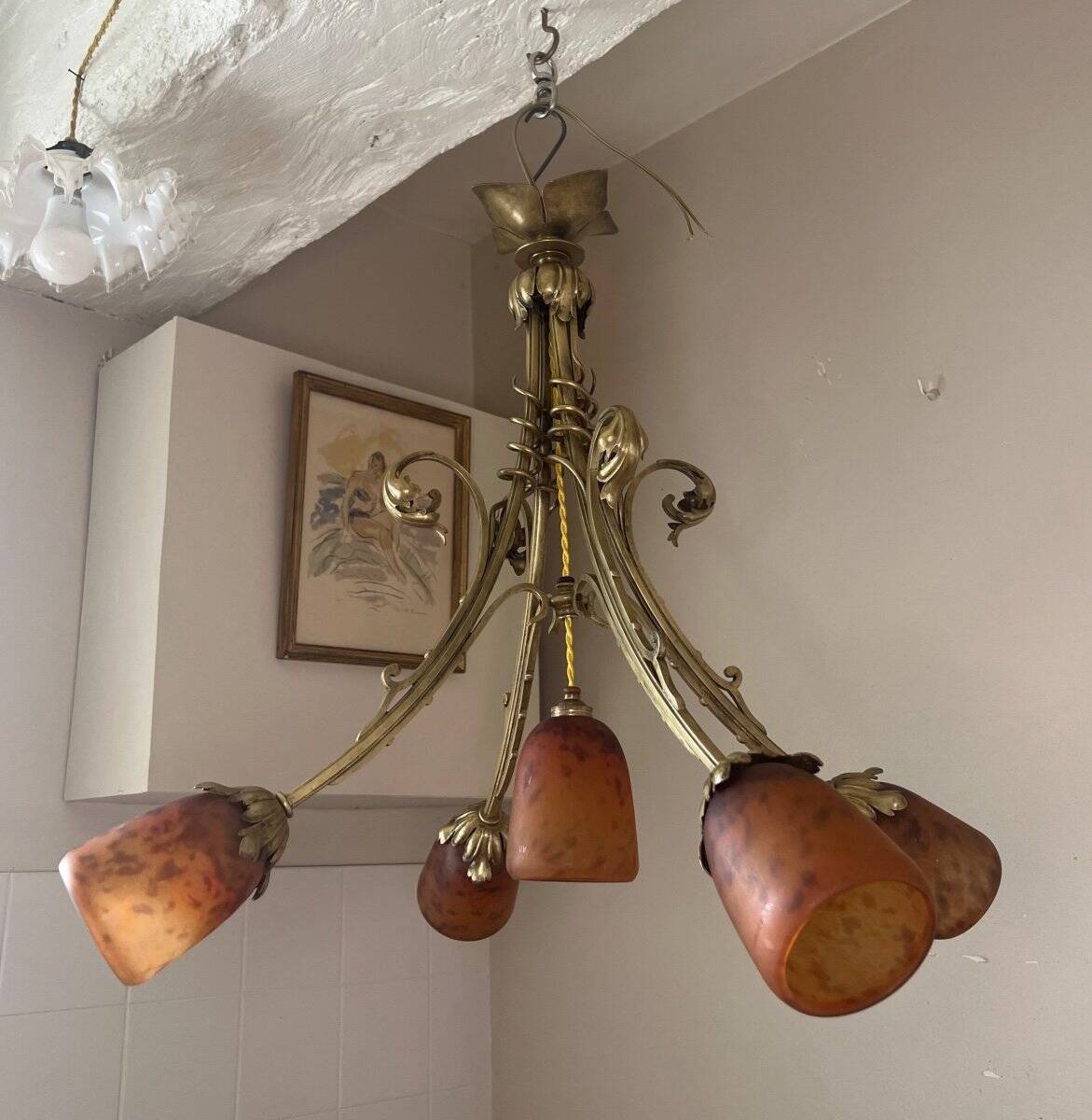 Lustre Art Nouveau Daum