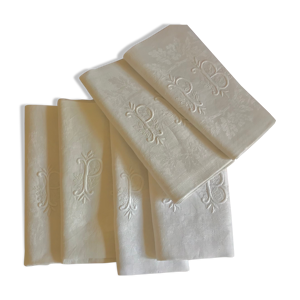 Set de 6 serviettes PB, scènes