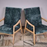 Set of 4 armchairs designed by J. Jiroutek, TON Czechoslovakia, 1960s