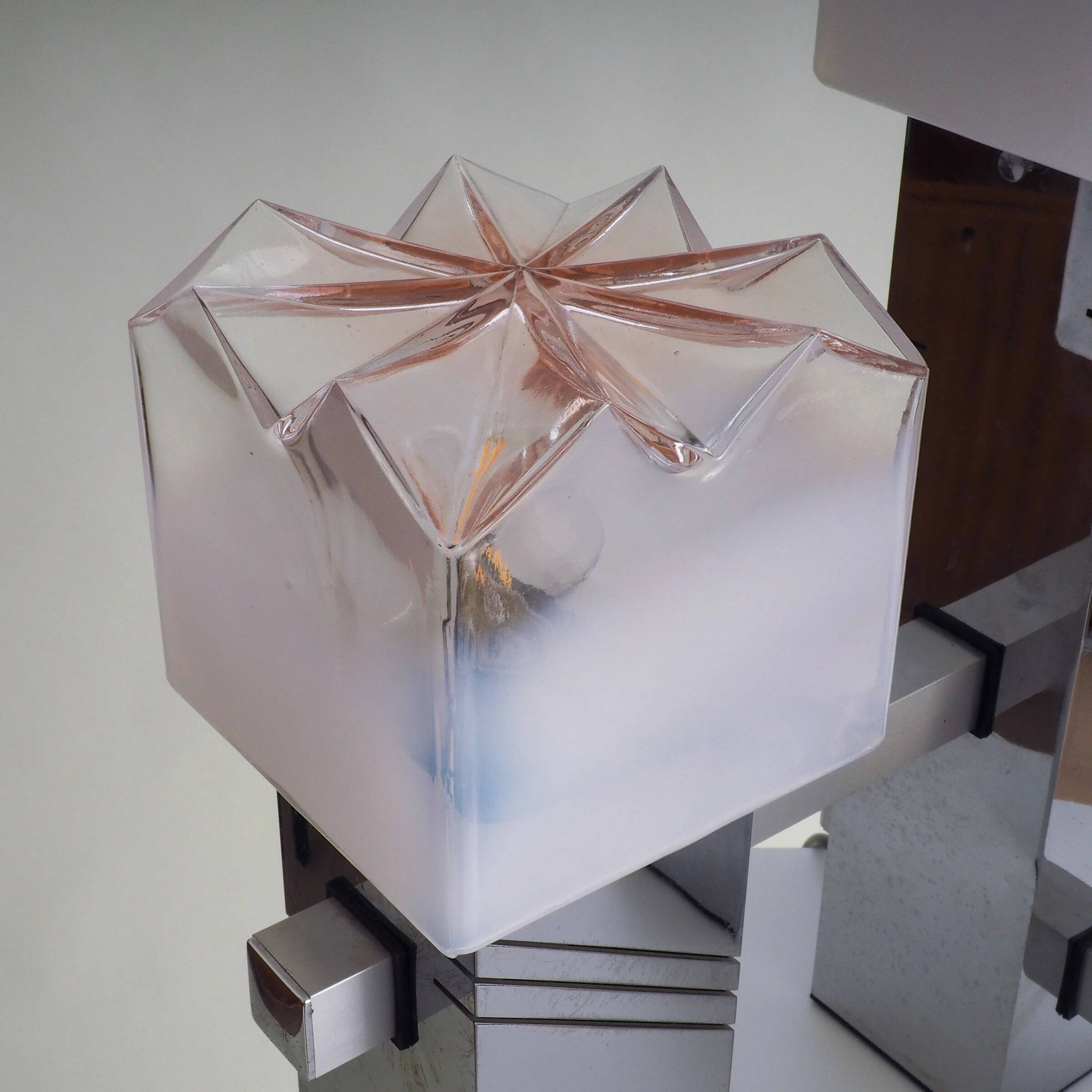 Table lamp with Murano glass shades by Gaetano Sciolari