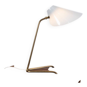 Vintage lamp in brass and acrylic glass, 1960s