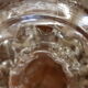 Reims crystal candle holder signed