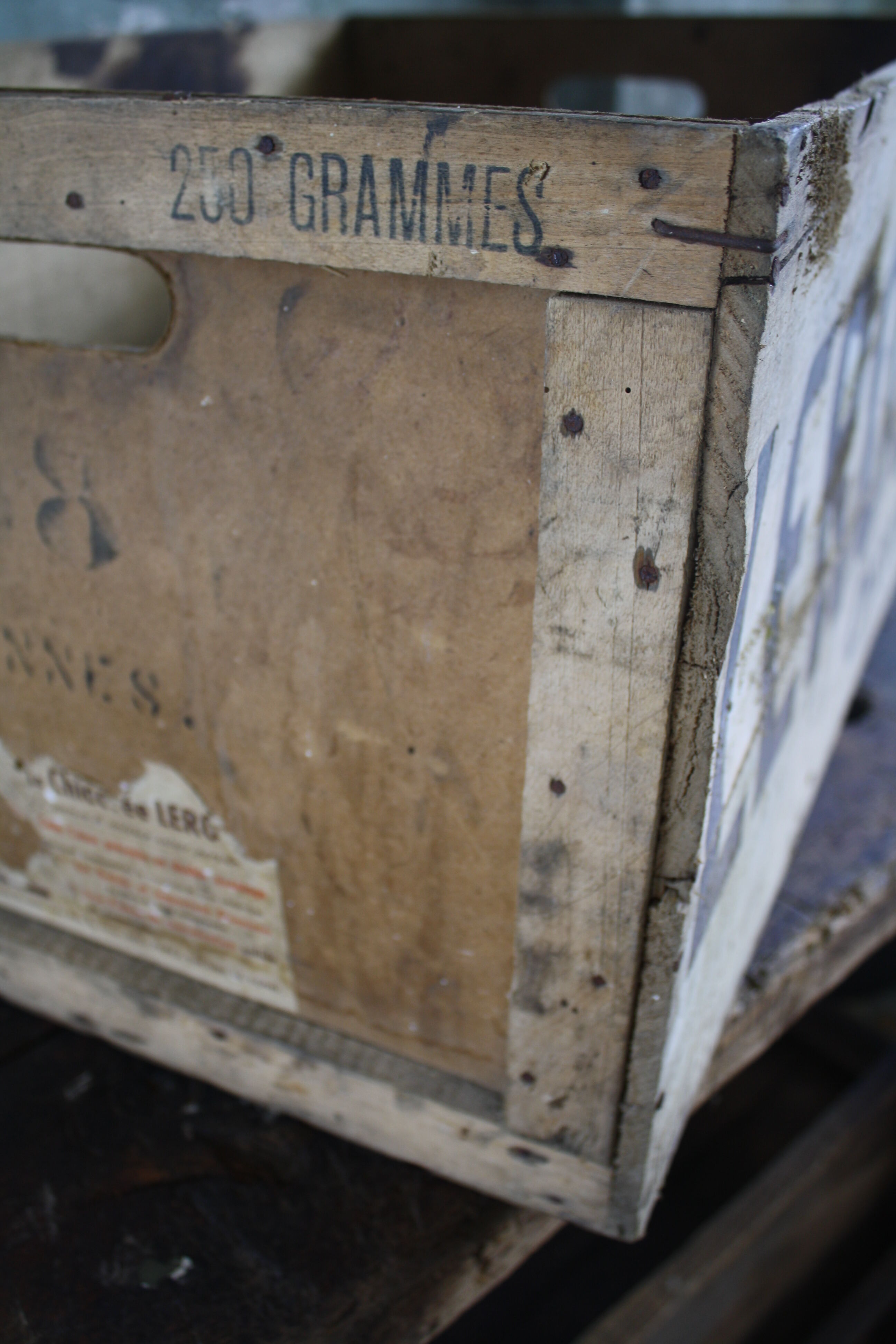 Leroux chicory wooden case