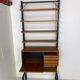 Scandinavian modular wall unit by poul cadovius for cado, 1960s