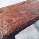 Carved Oak Side Table, 1940s