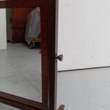 Antique mahogany table mirror