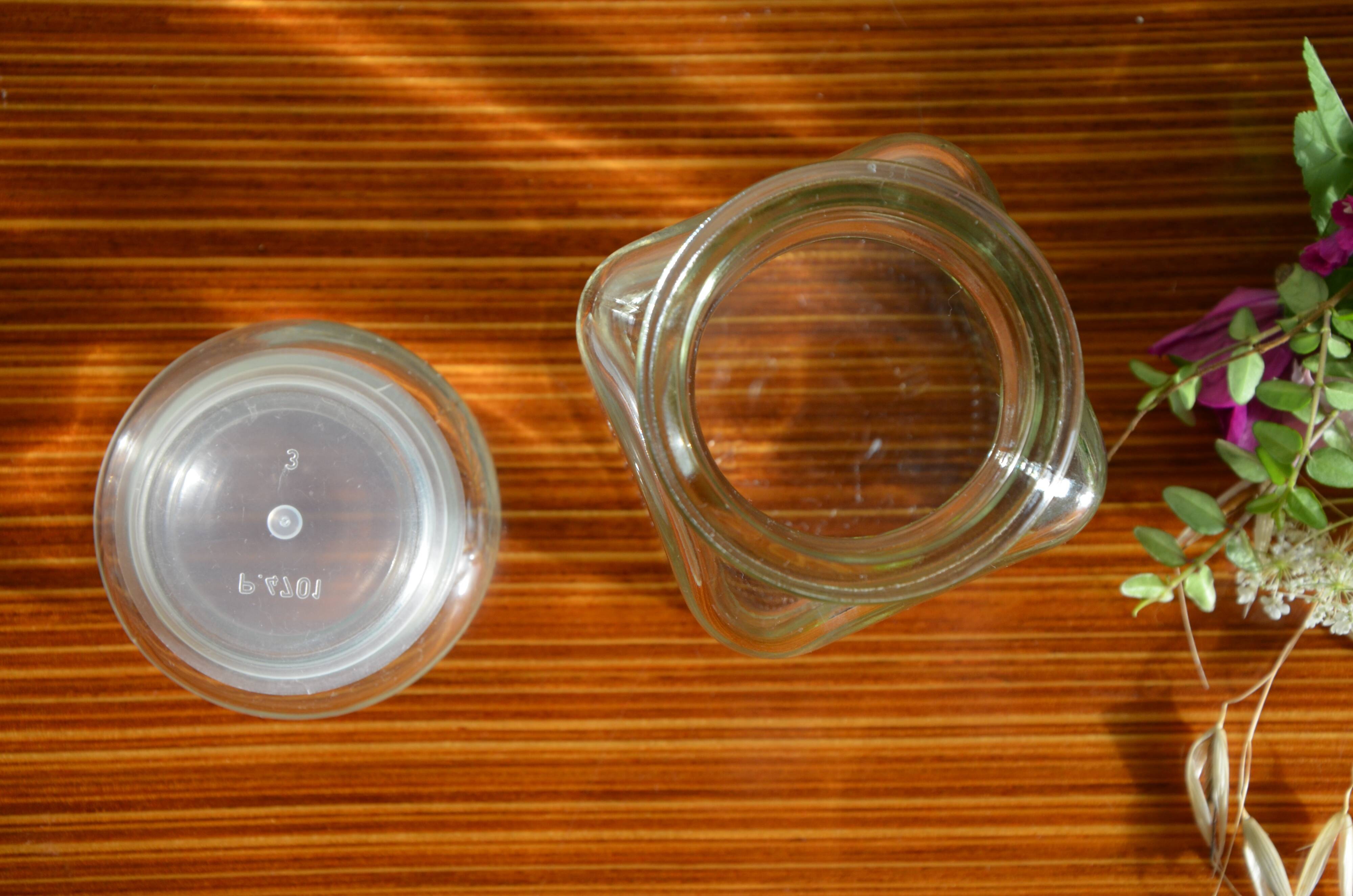Apothecary transparent jar