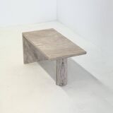 Italian marble palissandro coffee table or side table