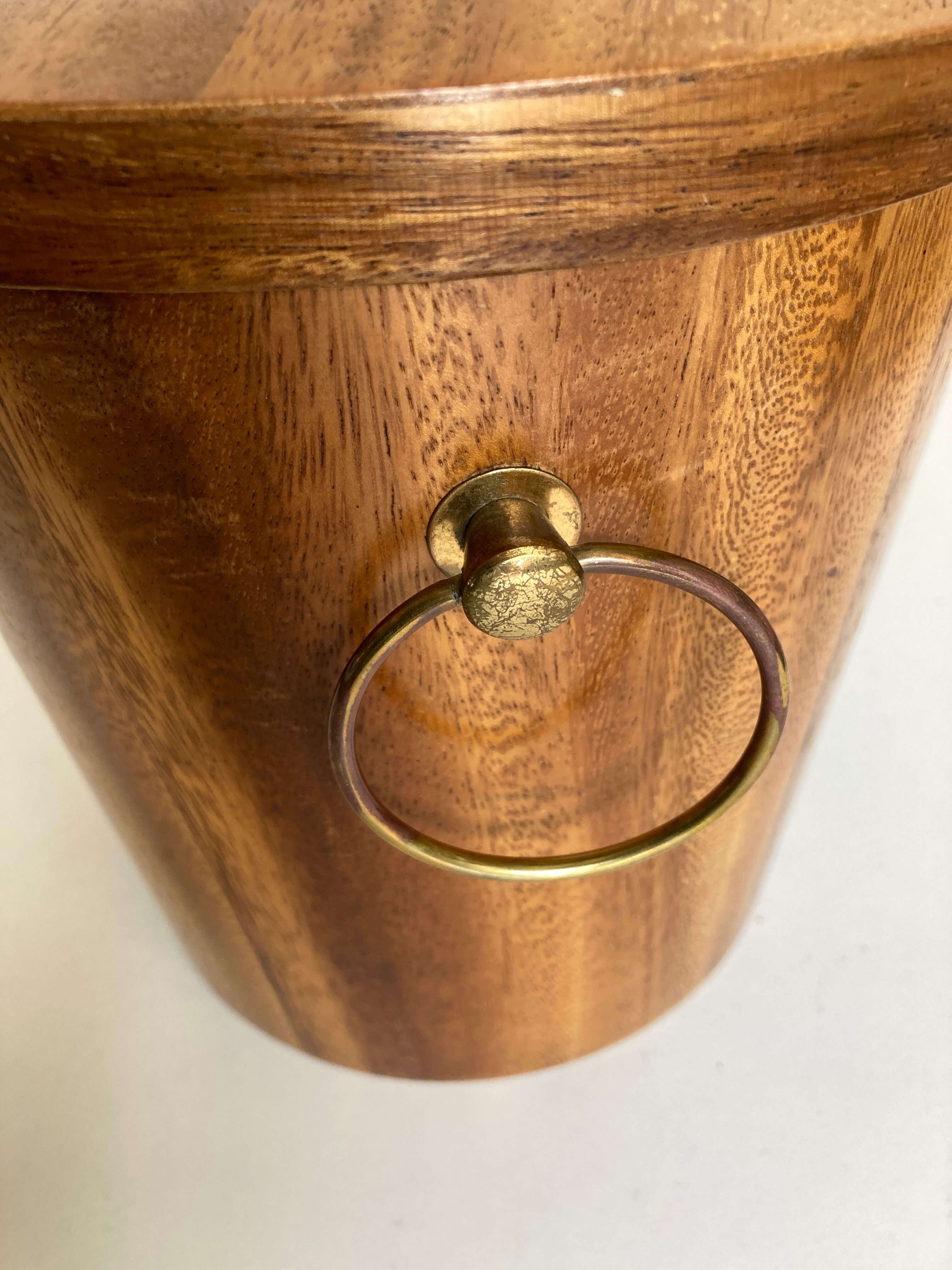 1960 Scandinavian teak champagne bucket