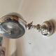 Adjustable brushed metal spotlight - articulated headlight lamp