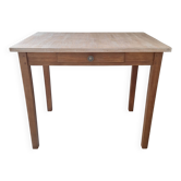 Bureau / Table d'appoint en bois de ferme style campagne