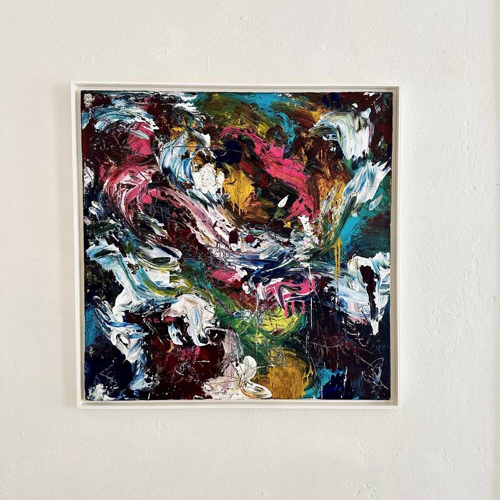 Felix Bachmann, Abstract Composition, 2023, Mixed Media