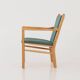 Beech armchair, Danish design, 1970s, designer: Erik Ole Jørgensen, manufacture: Tarm Stole & Møbelf