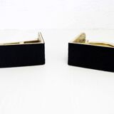 Bookends "Alpha Omega" brass