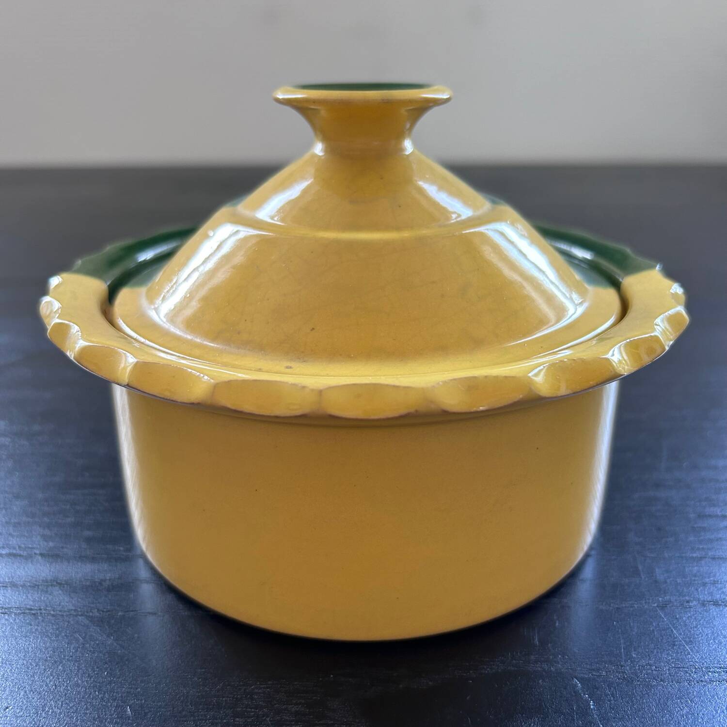 Two-tone yellow and green terrine