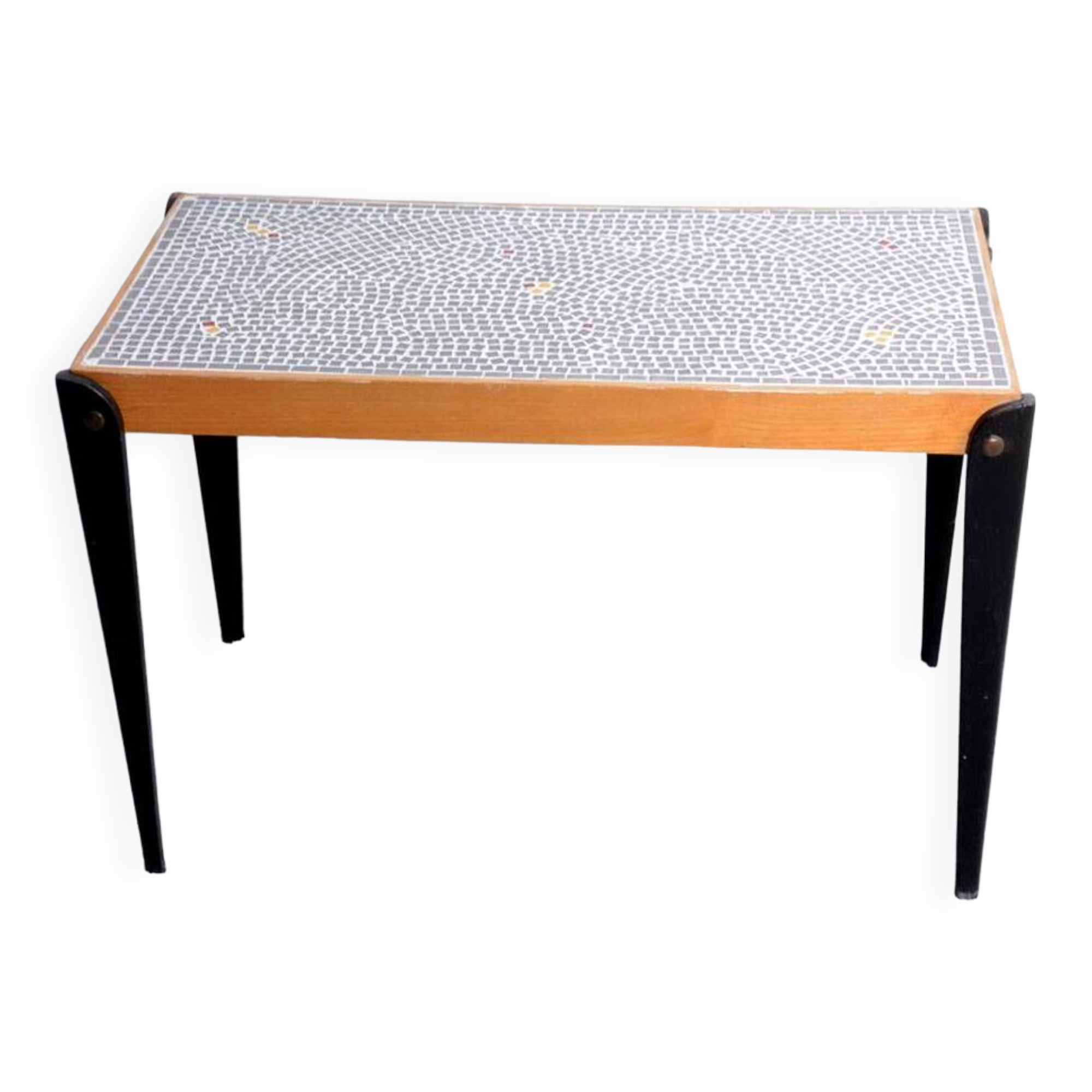 Coffee table, pedestal table dating from the 60s