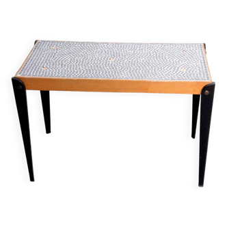 Coffee table, pedestal table dating from the 60s