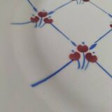 Large antique platter Badonviller Fénal Normandy pattern