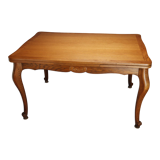 Table en chêne massif inspiration Louis XV