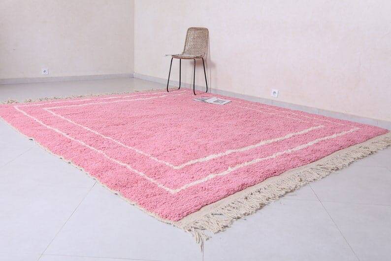 Grand tapis berbère pour votre espace tissé main artisanale 3/4 m