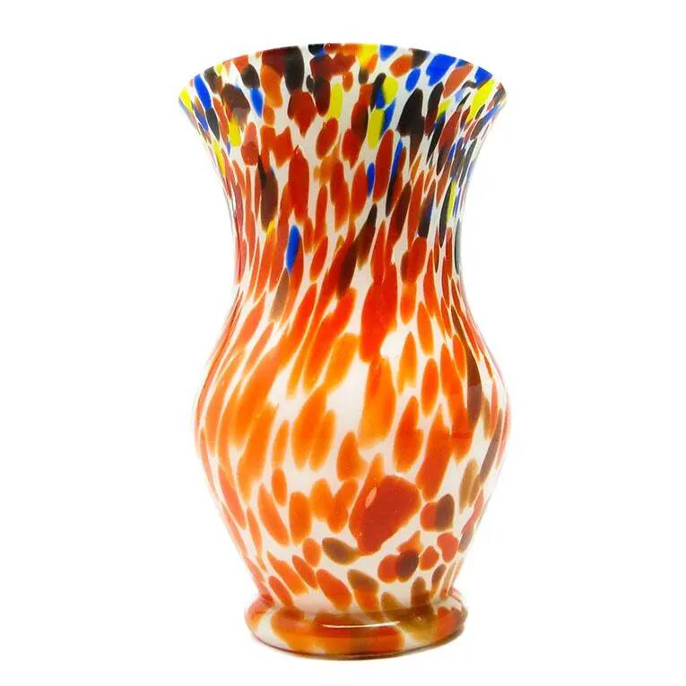 Murano vase, mid-century modern, glass, Italy, 1950s
