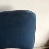 Pair of vintage blue chairs 1950