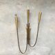 Brass wall sconce, 40s