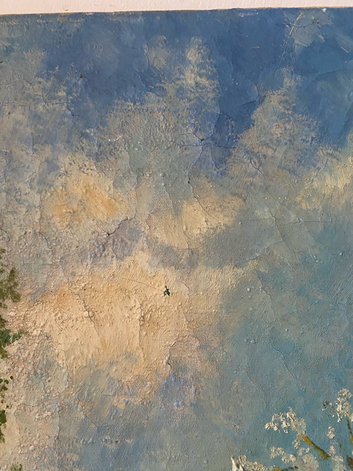 Country landscape signed from 1945