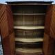 Armoire marquetée en bois de rose