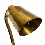 Beautiful, rare, large, heavy mid-century modern brass table lamp