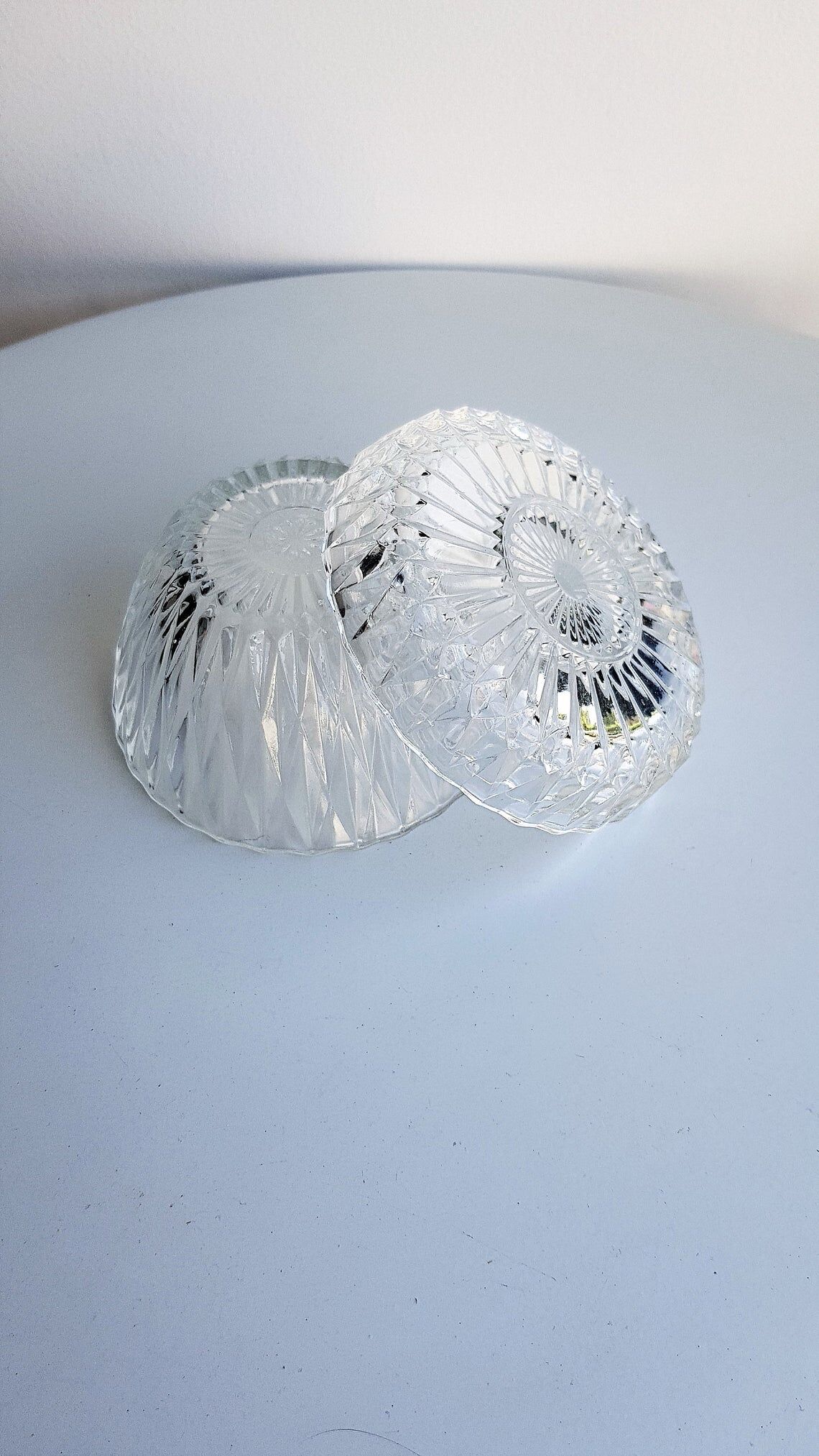 Sucrier vintage en verre