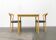 Stackable chairs and table German Lotus by Hartmut Lohmeyer for Kusch+Co, set of 3.
