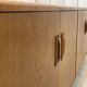 Row of the English brand Gplan in teak from the 70s