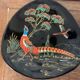 Longwy collection plate the chinese pheasant decorated vintage and numbered hand