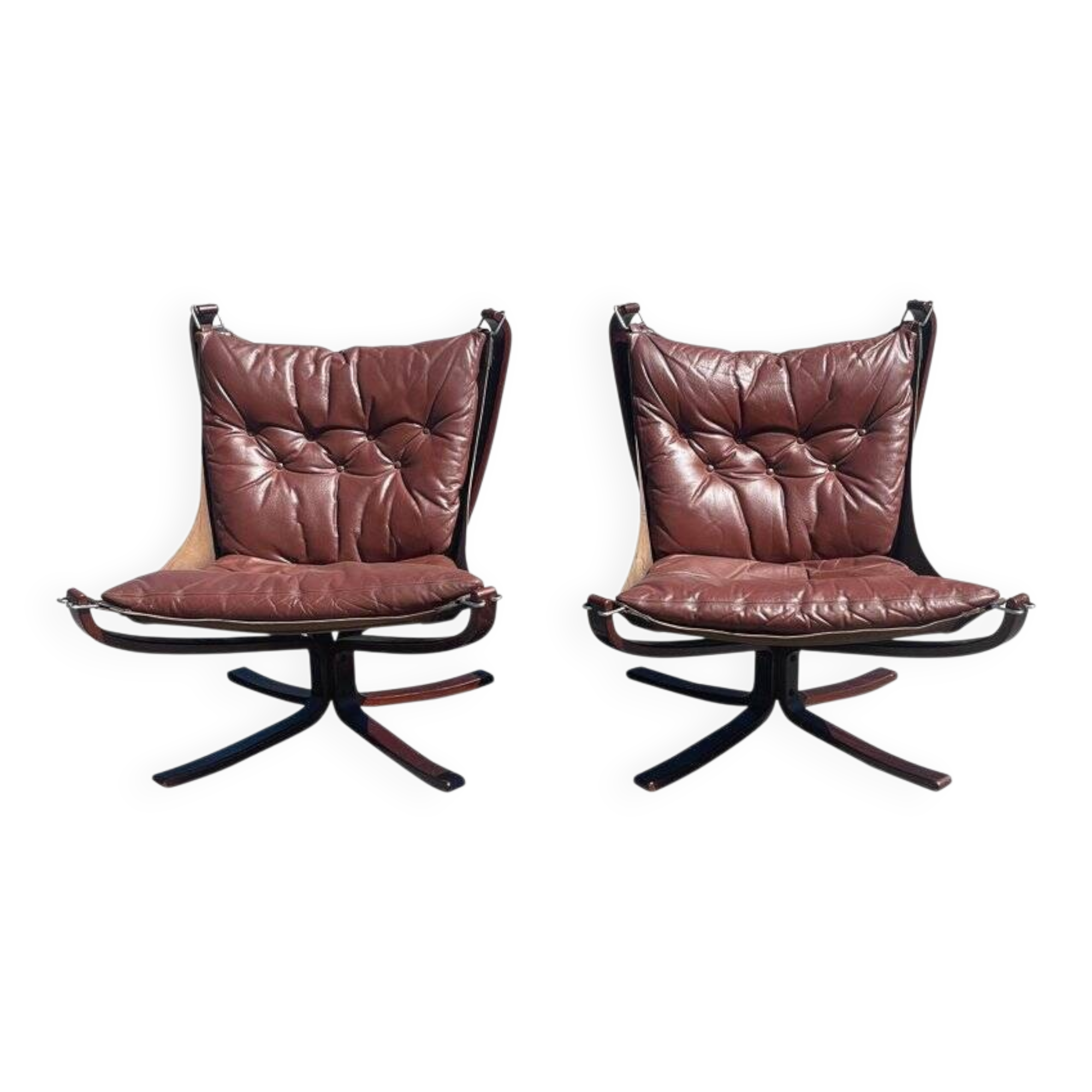 Set of Falcon chairs attributed to Sigurd Ressel, 1970s