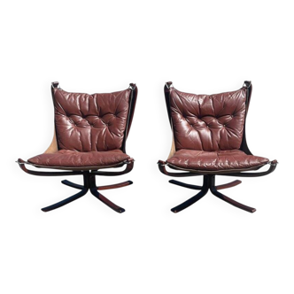 Set of Falcon chairs attributed to Sigurd Ressel, 1970s