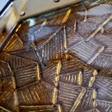 Smoked glass Art Deco tray