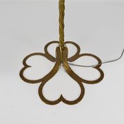 Gold wrought iron lamppost