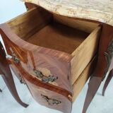 Pair of Louis XV style bedside tables