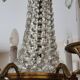 6-light hot air balloon chandelier with crystal pendants, late 19th century
