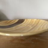 Wooden imitation cup and saucer set