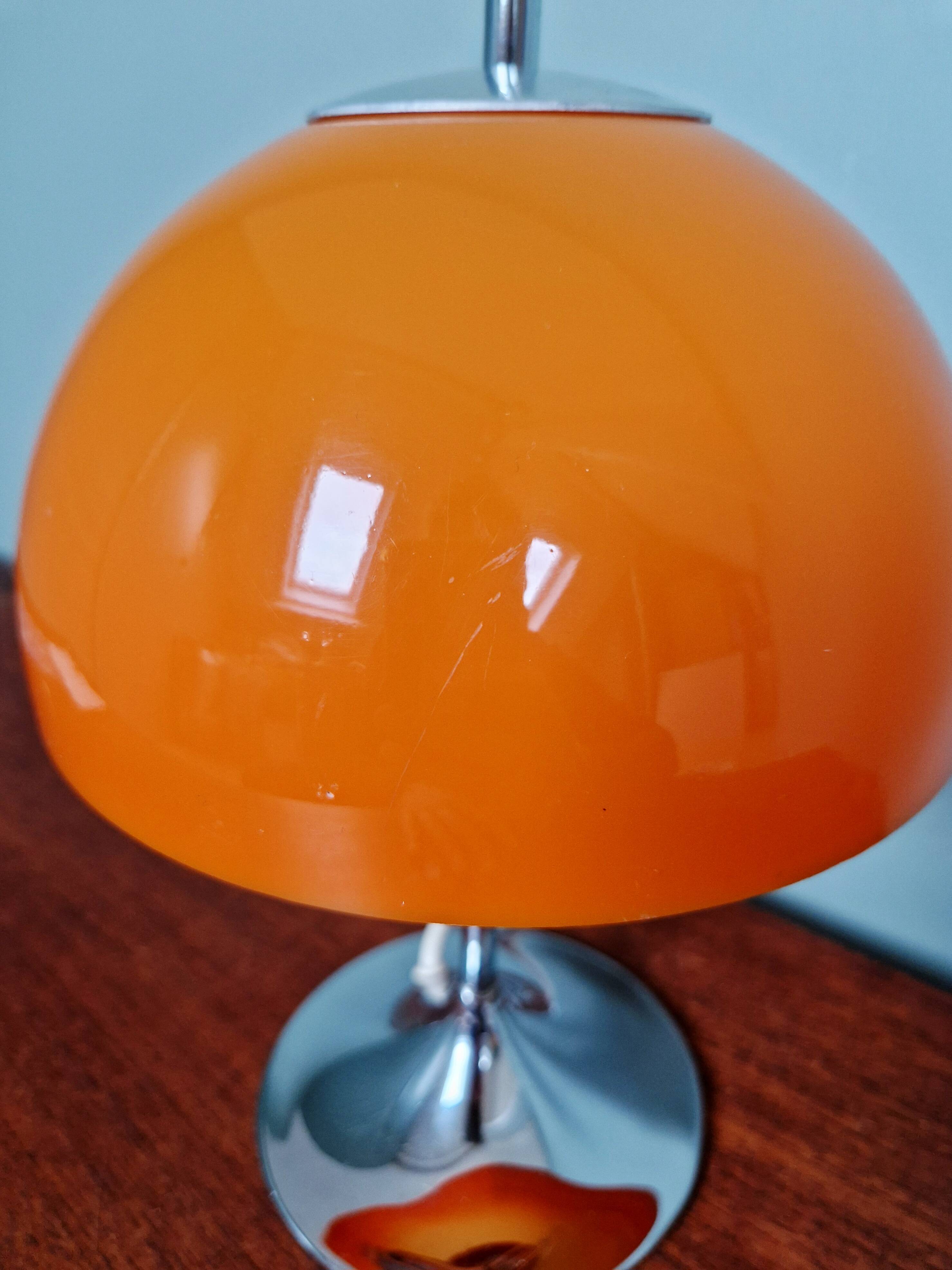 Lampe champignon Space Age, design Frank Bentler, Wila, 1970's