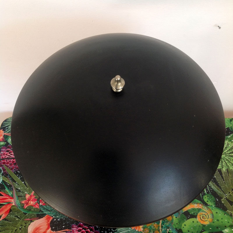 Black and Golden mushroom lamp