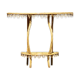 Bamboo and rattan console