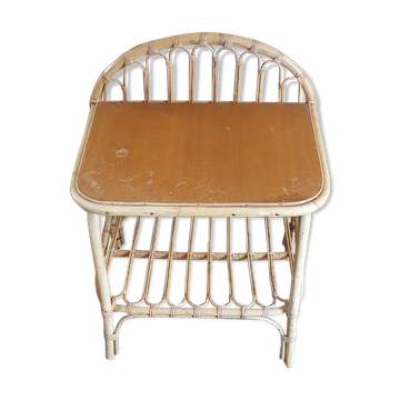 Meuble d'appoint en rotin
